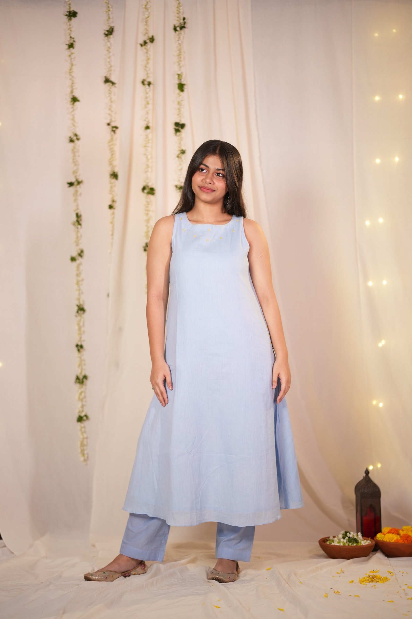 Neel A-Line Kurta–Pant Set - Image 7