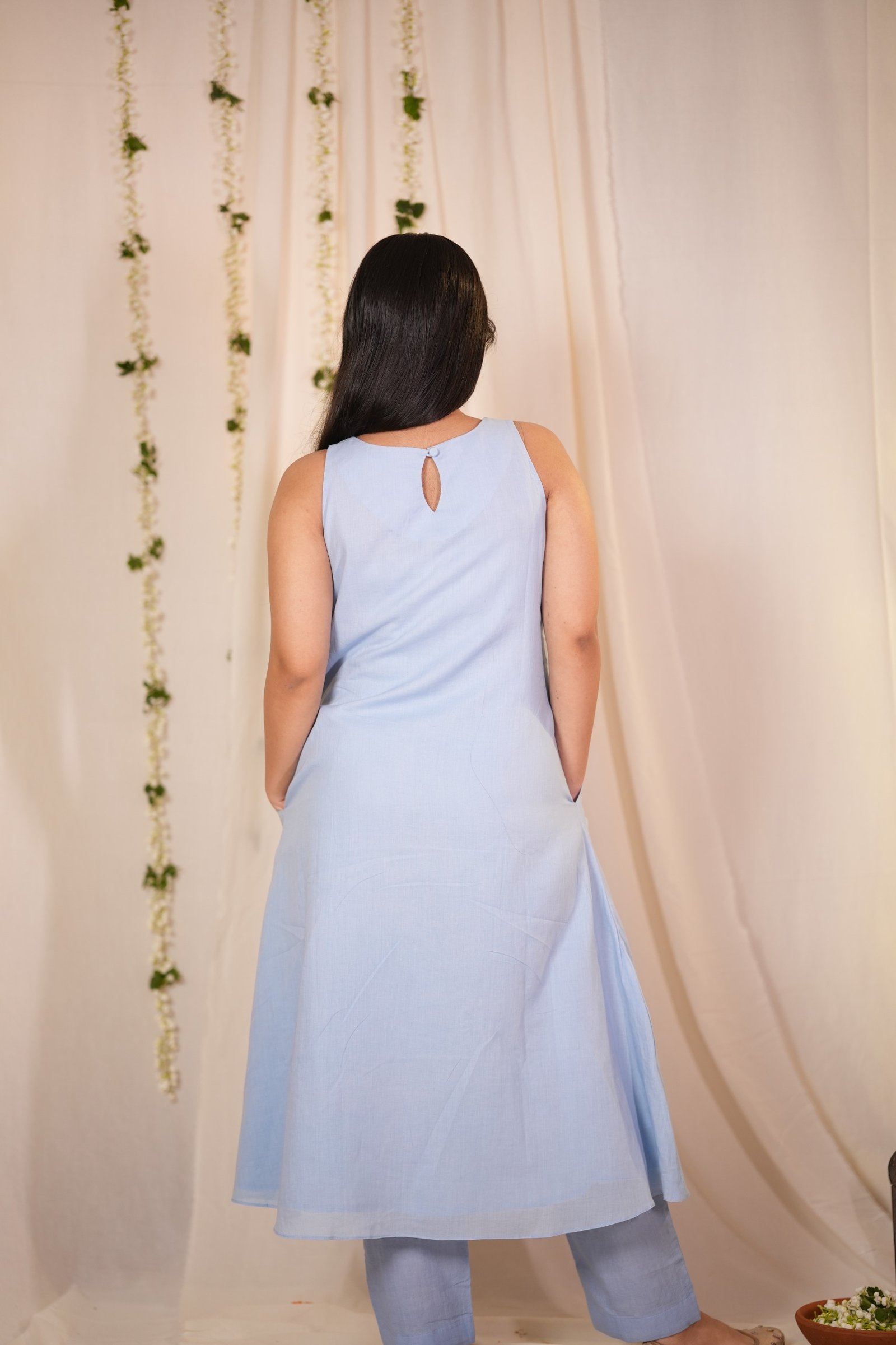 Neel A-Line Kurta–Pant Set - Image 2