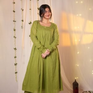 Neerja Green Kurta-Pant Set